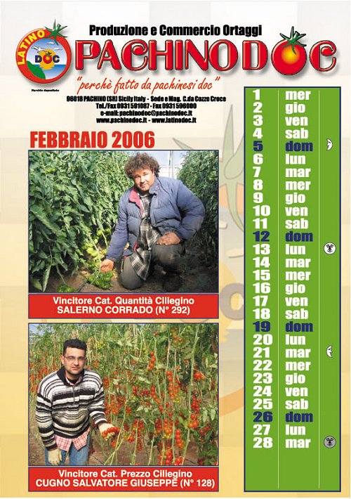 Calendario 2006